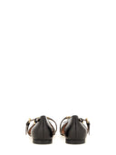 Ballerine en cuir moschino
