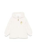 Veste à capuche à ours en peluche moschino