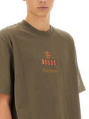 Baracuta X Barbour T Shirt With Logo