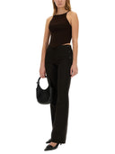 Courreges Pantalon sur mesure oblique