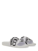 Versace Jeans Couture Slide Sandale avec logo