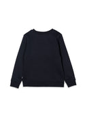 보스 로고 크루 넥 스웨트 셔츠