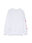 Balmain bluza logo Crewneck na rękawie