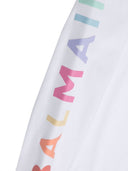 Balmain bluza logo Crewneck na rękawie