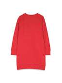 Balmain Ml Sweatshirt Dress Logo And Buttons
