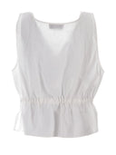 Top Miu Miu Popeline Fiammato