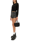 Alexander Wang Shorts With All Over Logo