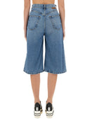 Stella Mc Cartney Denim Bermuda Shorts
