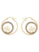Tory Burch "Miller" Hoop Earrings