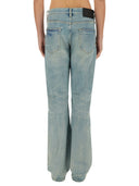 Jeans "enduit de fusée" de marque violette