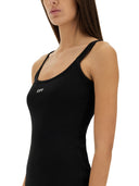 Off White Dress With Logo