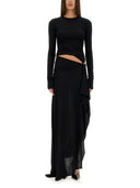 The Attico Draped Dress