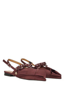 Ganni Satin Ballerina