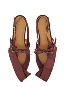 Ganni Satin Ballerina