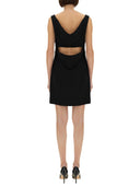 Givenchy crepe og satin kjole