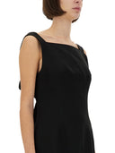 Givenchy crepe og satin kjole
