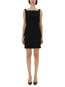 Givenchy crepe og satin kjole