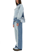 Stella Mc Cartney Straight Leg Jeans With Contrasting Panels