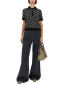Gucci Wide Leg Denim Pants