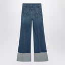 Mother Jeans The Hustler Roller Heel Cuff Fray