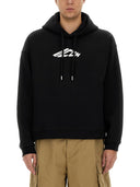 Dsquared sweatshirt med logo print