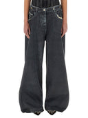 The Attico Long Pants "Navy Blue"