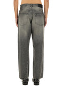 Jeans de tournesol en denim