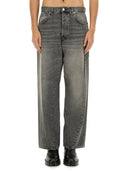 Jeans de tournesol en denim