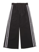 Msgm Fabric Tecnical Pants Girl Nero/Black