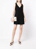Parosh Parosh V Neck Shift Mini Dress