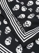 Alexander Mc Queen Biker Skull Silk Scarf
