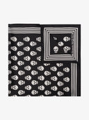 Alexander Mc Queen Biker Skull Silk Scarf