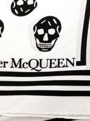 Alexander Mc Queen Biker Skull Silk Scarf