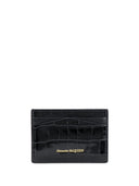 Alexander Mc Queen Skull Leather Credit Card Case