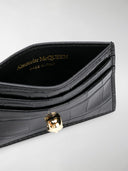 Alexander Mc Queen Skull Leather Credit Card Case