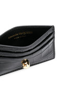 Alexander Mc Queen Skull Leather Credit Card Case