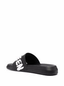 Alexander Mc Queen Graffiti Rubber Slides