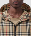 Burberry Check Motiv Hooded Jacket