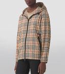 Burberry Check Motiv Hooded Jacket