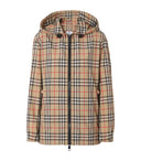 Burberry Check Motiv Hooded Jacket