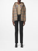 Burberry Check Motiv Hooded Jacket