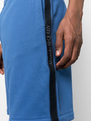 Alexander Mc Queen Logo Cotton Shorts