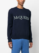 Alexander MC Queen Logo bomullsgenser