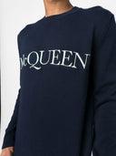 Alexander MC Queen Logo bomullsgenser