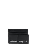 Alexander Mc Queen Logo Leather Credit Card Case