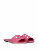 Dolce & Gabbana Dg Leather Flat Sandals