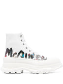 Alexander Mc Queen Tread Slick Ankle Boots