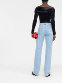 Der Attico -Freund Denim Jeans