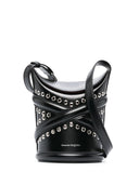 Alexander Mc Queen The Curve Leather Bucket Bag