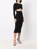 Dsquared2 ausschneiden Bleistift Midi Kleid